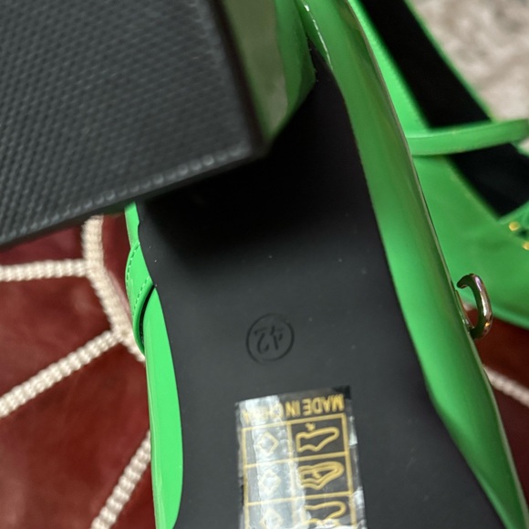 Green heels perfect for spring comfy heels - Picture 6 of 10